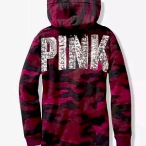 Victoria’s Secret pink Sherpa hoodie